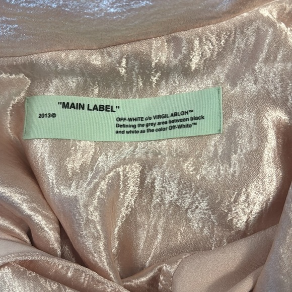 Off-White x FWRD Satin Crepe Floral Embroidered Pajama Set Large NWT2800$ - Picture 6 of 17